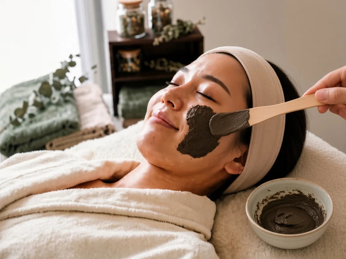 サロンでの SPEED HERB 施術風景
